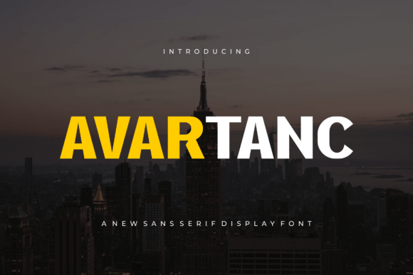 Avartanc Font: Testing a Bold Sans Serif for Web Layouts