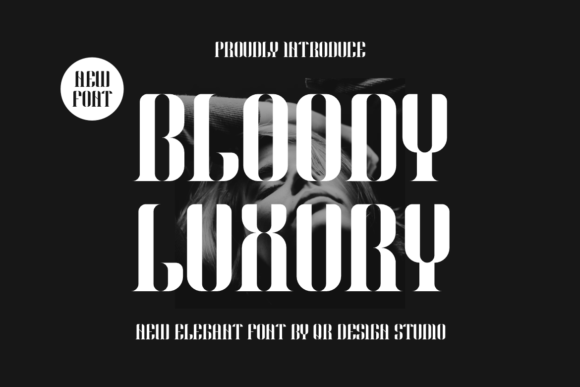 Bloody Luxury Font: An Editorial Design Review