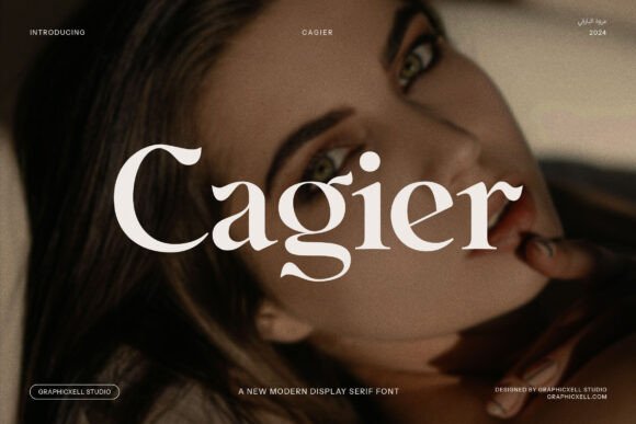 Cagier Font: Elegant Serif for Handmade Products