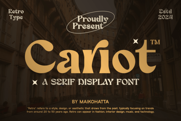 Cariot Font: A Modern Serif for Digital Layouts