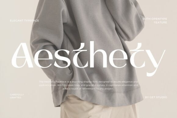 Elevate Handmade Labels with Aesthety Font