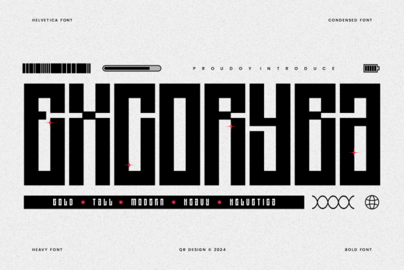 Excoryba Font: Bold Display Type for Editorial Layouts