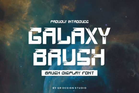 Galaxy Brush Font: A Display Typeface for Campaigns