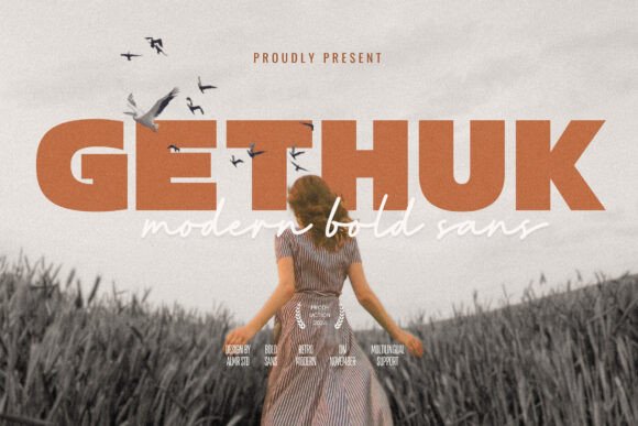 Gethuk Font Review: Bold Sans Serif for Campaigns