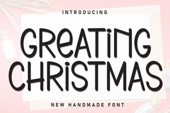Greating Christmas Font for Small Business Branding