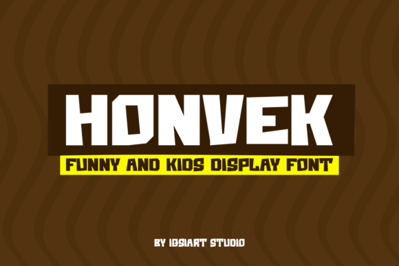 Honvek Font: Playful Typography for Handmade Products