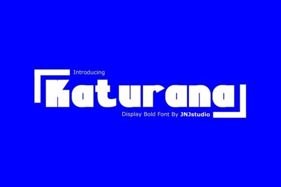 Katurana Font: Bold Display Type for Campaigns