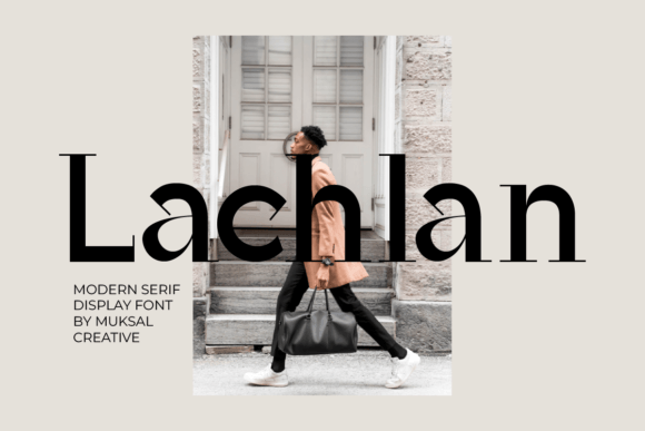 Lachlan Font: A Modern Serif for Handmade Labels