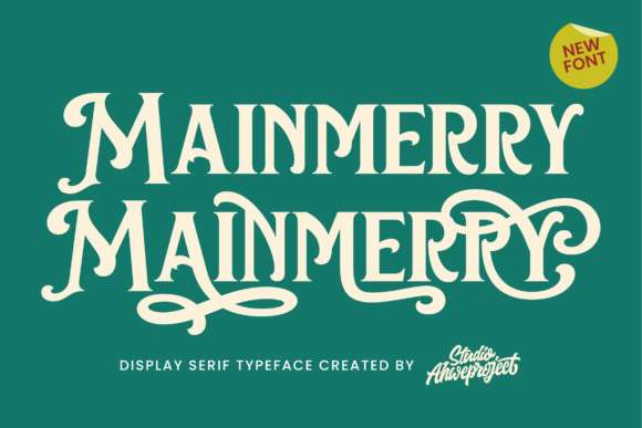 Mainmerry Font Review: Elevating Campaign Visuals