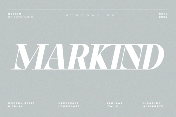 Markind Font Review: A Modern Serif for Branding