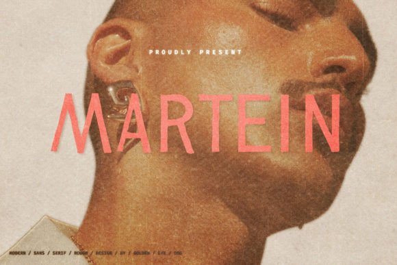 Martein Font: Bold Sans Serif for Campaign Visuals