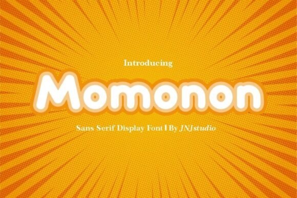 Momonon Font: Modern Display Sans Serif for Marketers