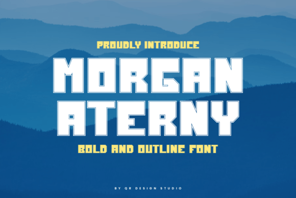 Morgan Aterny Font: Bold Display Type for Editorial Layouts