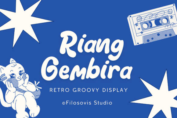 Riang Gembira Font: A Vintage Typeface for Branding
