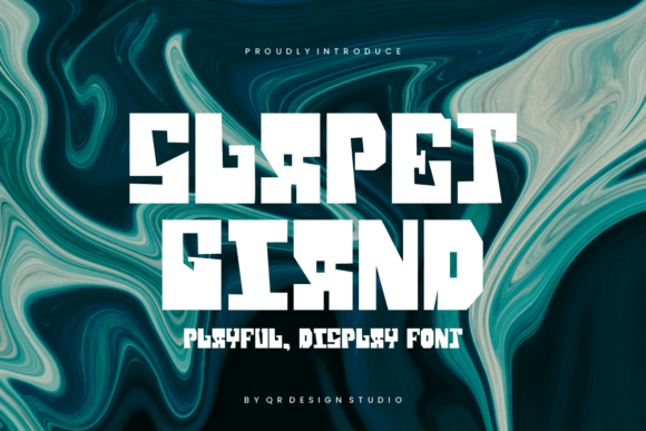 Slapet Giand Font: Whimsical Typography for Web Design
