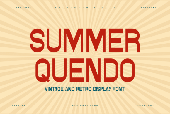 Summer Quendo Font Review for Campaign Design