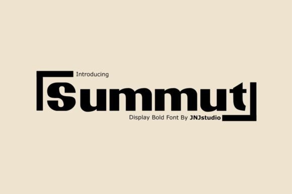 Summut: A Designer’s Take on This Bold Sans Serif