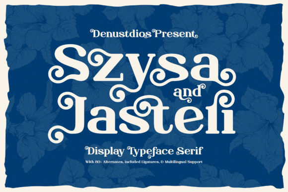 Szysa Jasteri: A Serif Font for Handmade Labels