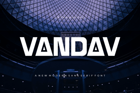 Vandav Font: Elevating Small Business Brand Identity