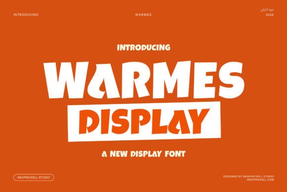 Warmes Font: A Modern Display Typeface for Web Design